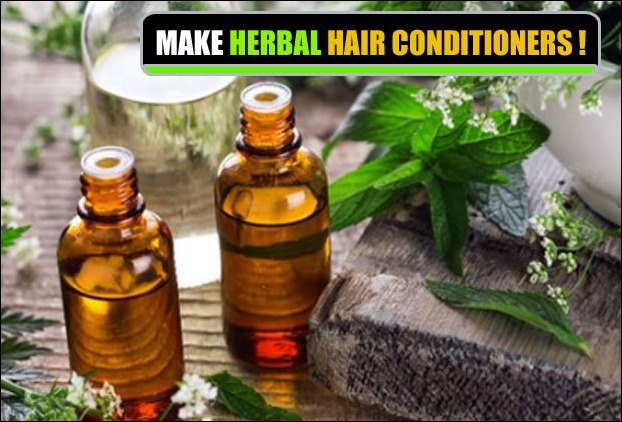 Home made hair conditioners are herbal and free from chemicals