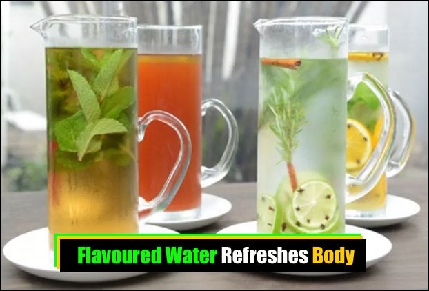 Flavoured water is becoming a fast choice among refreshing summer drinks