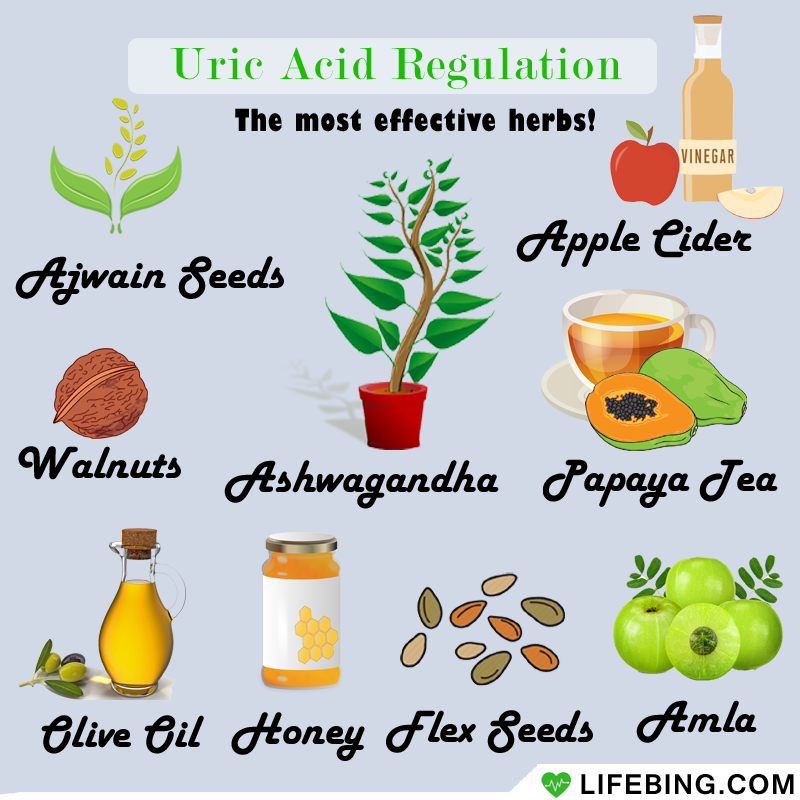 Top Herbs used in home remedies for uric acid