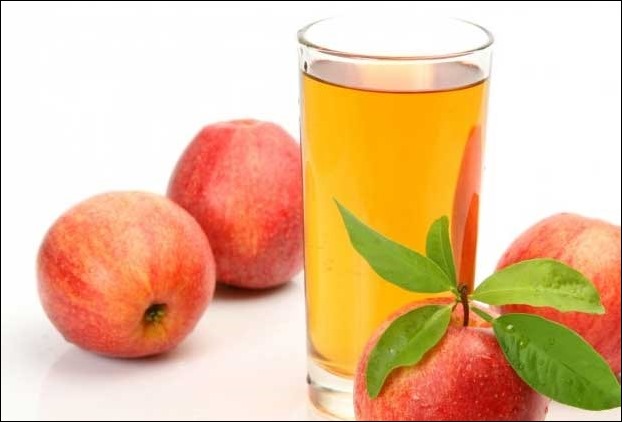 350 ml of apple juice is recommended for best health benefits