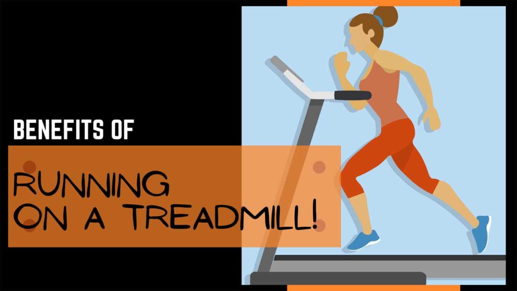 Image of girl running on a Treadmill