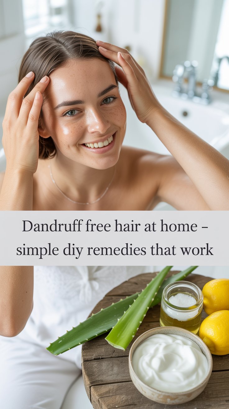 Dandruff Free Hair at Home