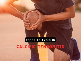 Foods to avoid with calcific tendonitis cover
