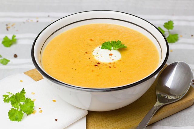 Soups are nice hydrating options for soothing an upset stomach