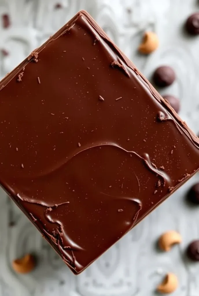 Dark Chocolate Square for Dessert