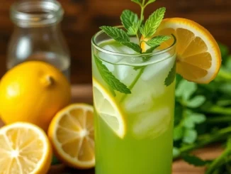 Moringa Lemon Water