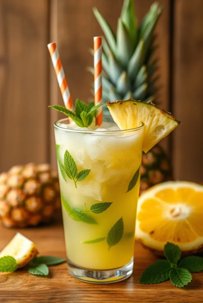 Green Tea Pineapple Slim Shot