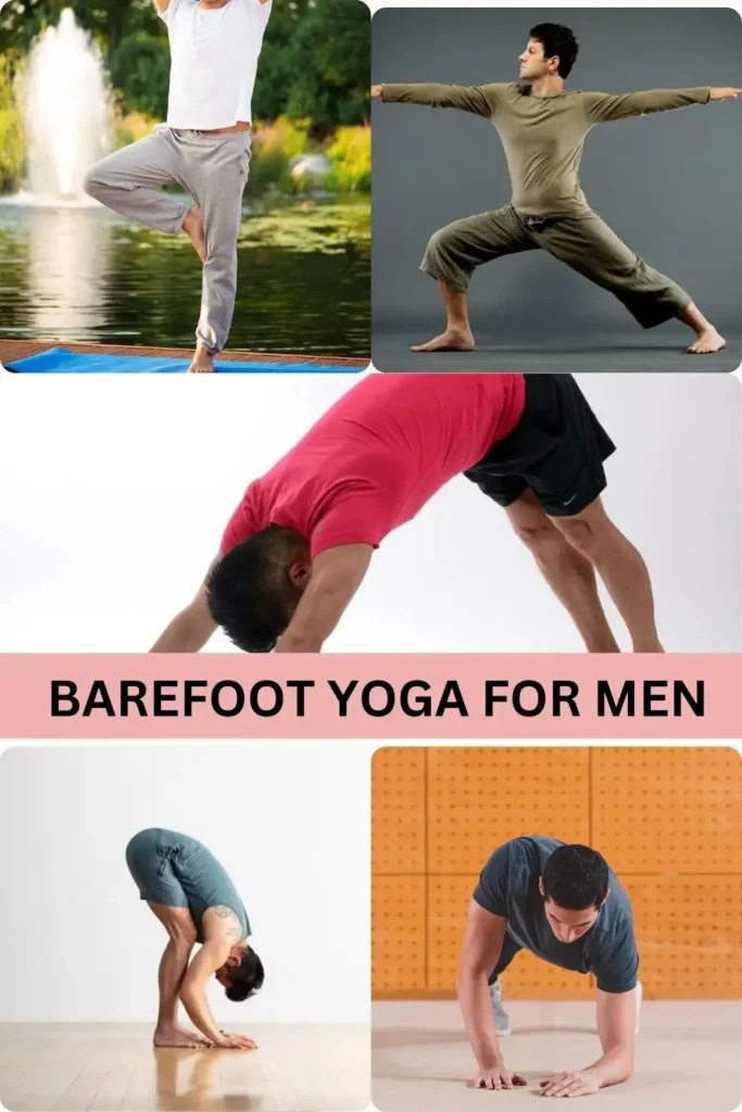 Barefoot yoga for men