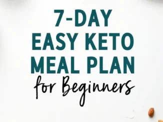 7 Day Keto Meal Plan For Beginners To Try