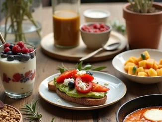 Mediterranean diet breakfast