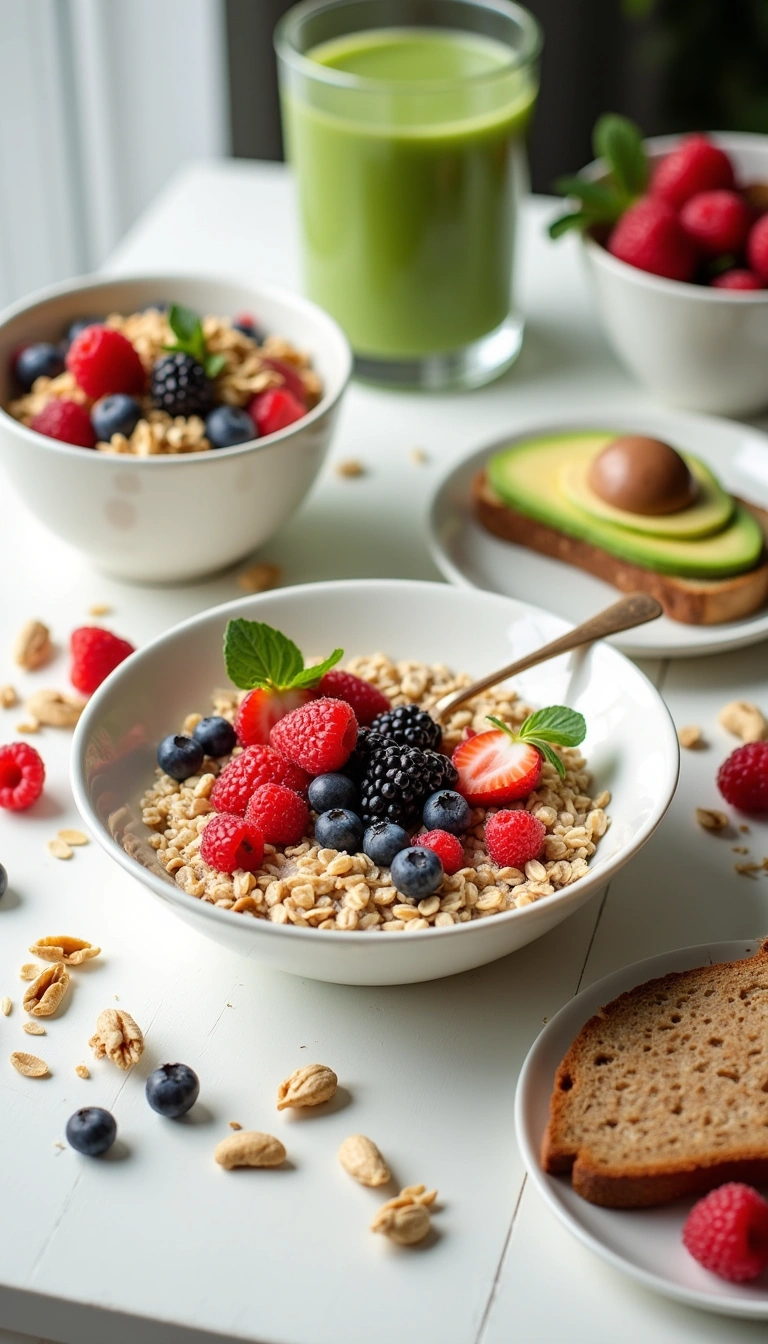 High Fiber Foods Breakfast 