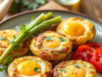 Egg vegetable muffin