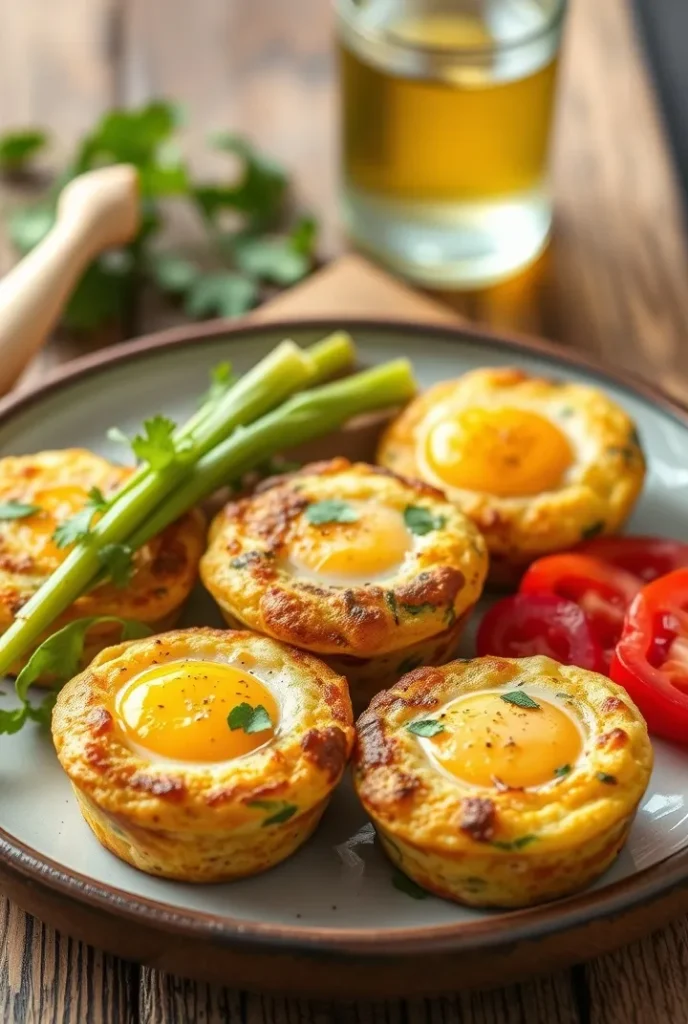 Egg vegetable muffin