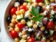 Mediterranean chickpea salad